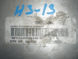 Chevy - ECM ENGINE COMPUTER module - 12569773